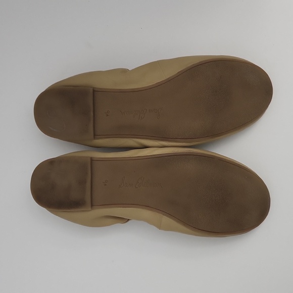 Sam Edelman Beige Leather Ballet Flats.Size 9.5 - Picture 9 of 11